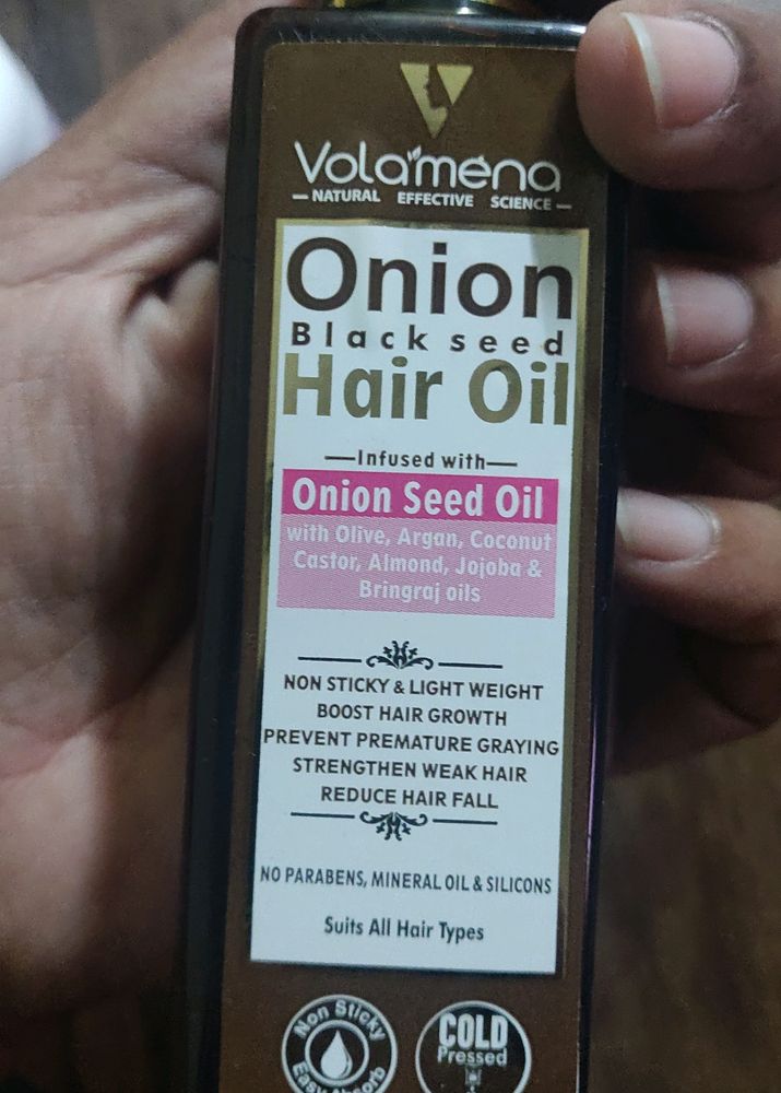 Onion And Black Seed Hair Oil