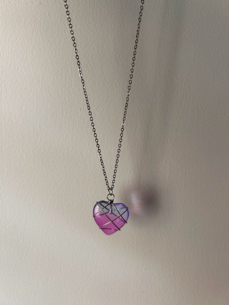 Violet Heart Necklace 💜💝