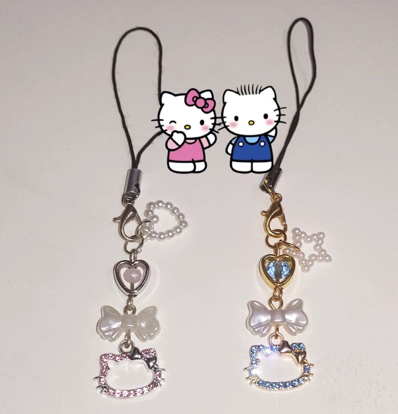 Hello Kitty And Dear Daniel Phone Charms