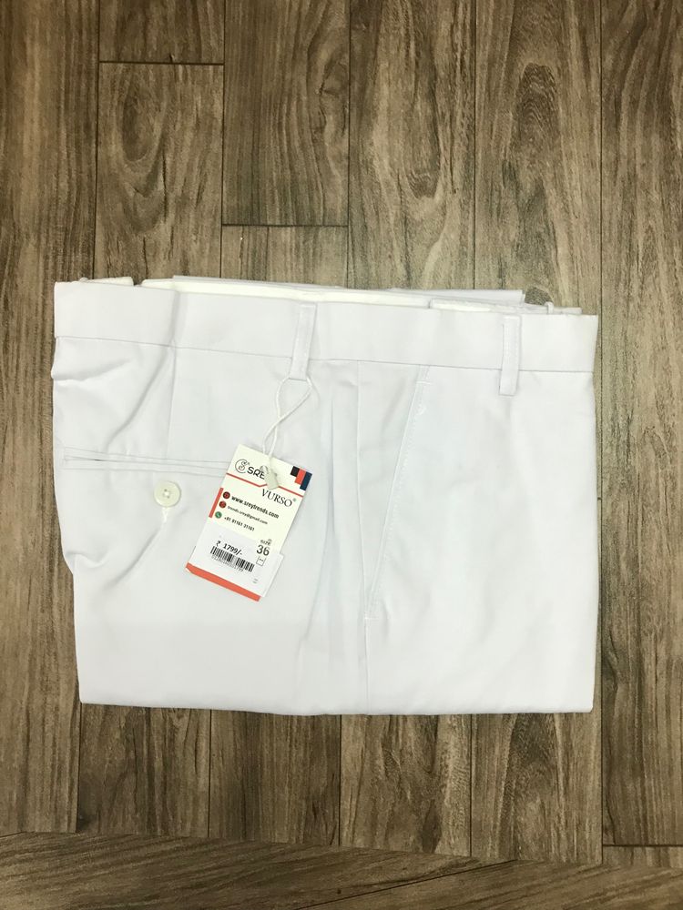 White 36 Formal Trouser