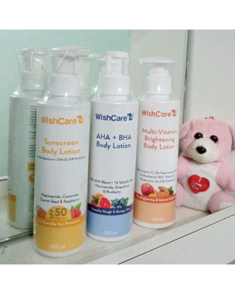 Wishcare Body lotion combo!🧡