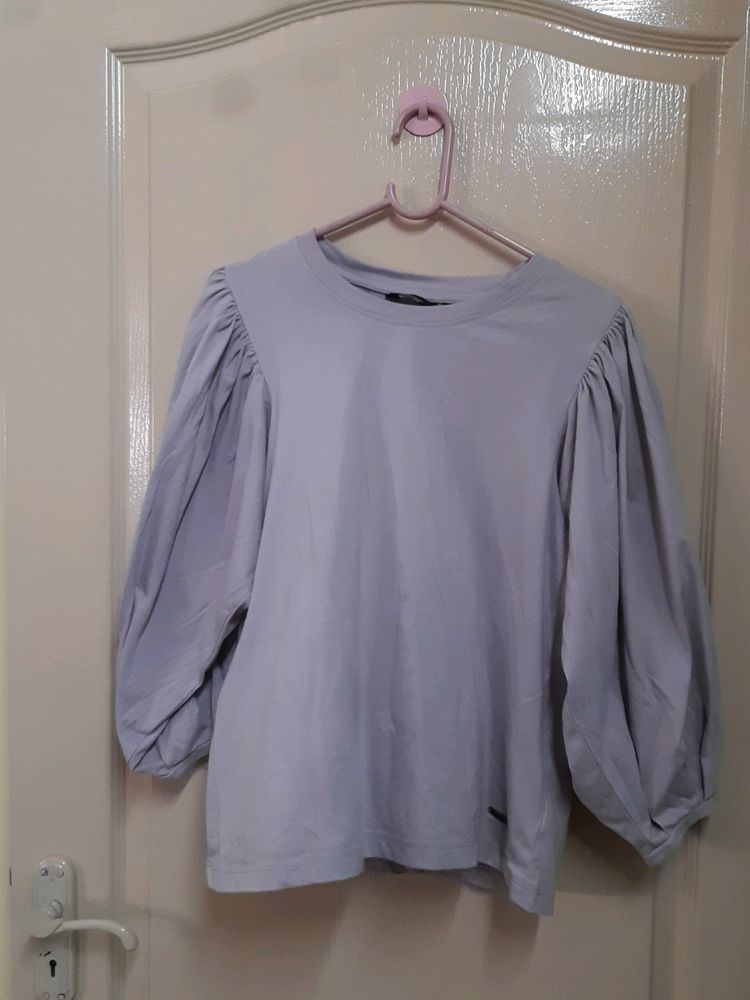 Lavender Blouse Top