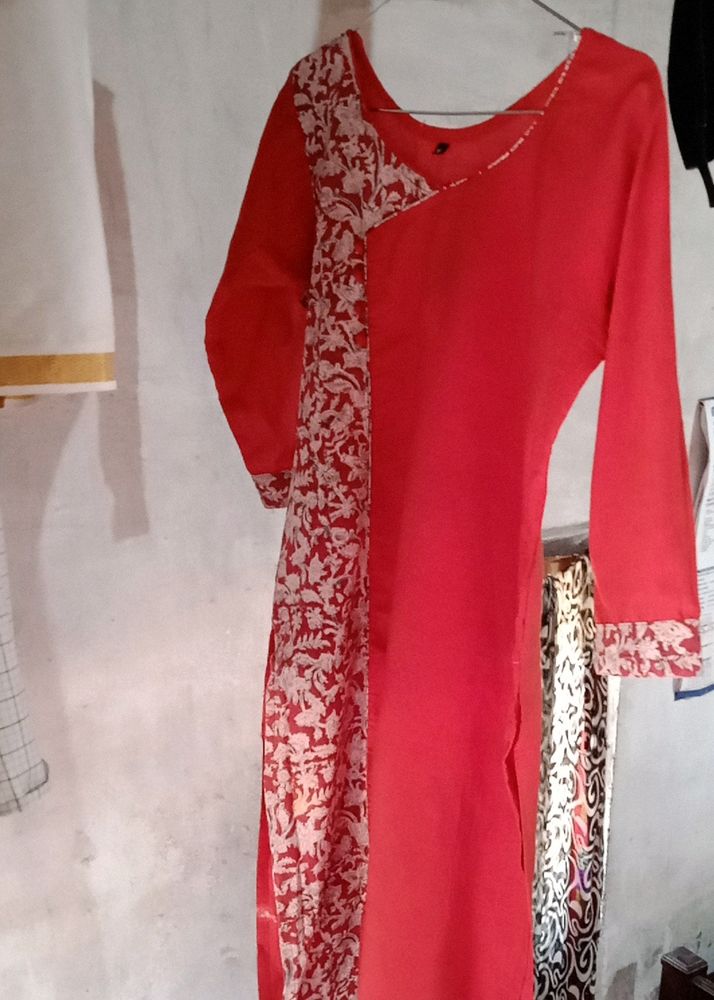 Kurti With Kalamkari Design