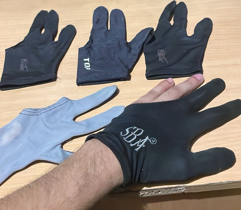 5 x Pool/Snooker Gloves