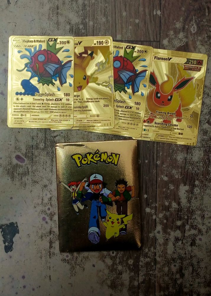 New Golden Pokemon Cards