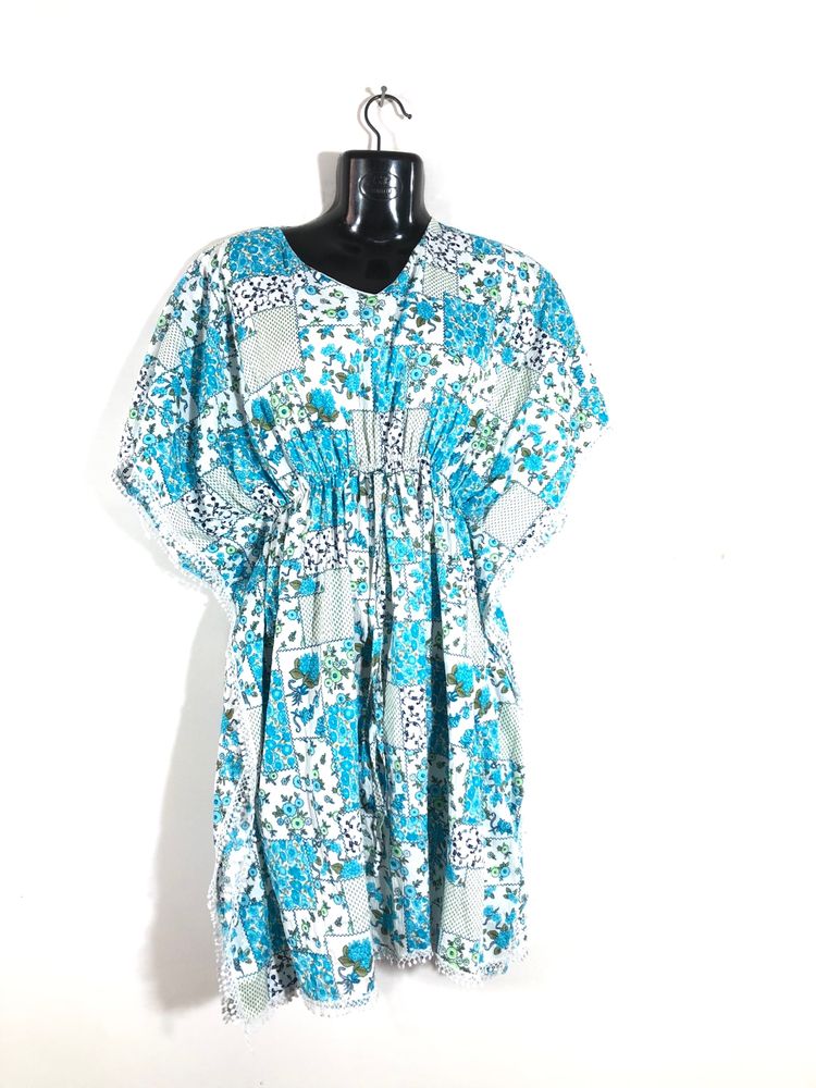 Multi Colour Printed Kaftan Dress(Women’s)