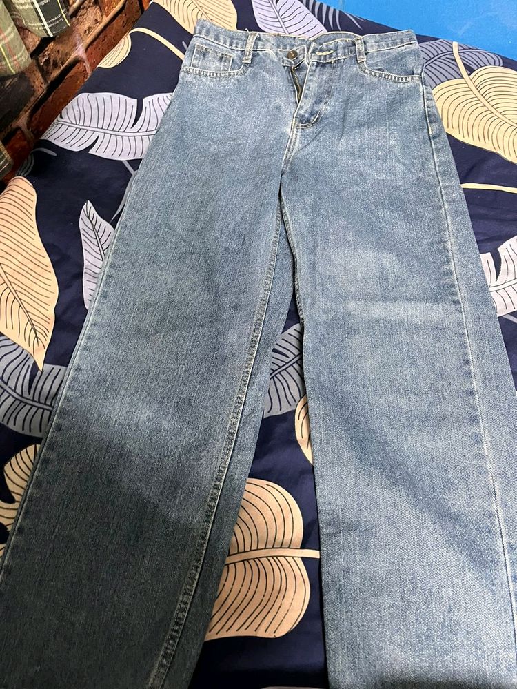 New Blue Straight Jeans