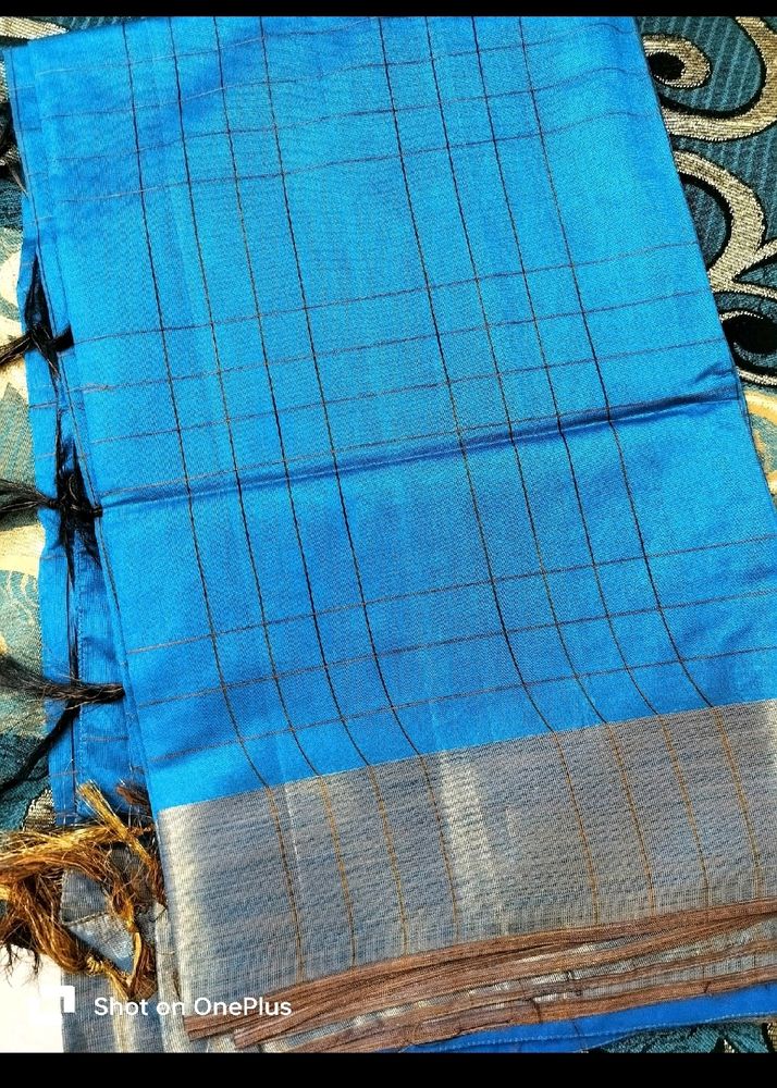 Blue Silk Saree