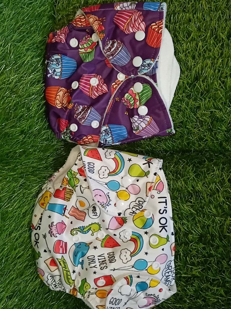 Superbottoms Basic Pack Of 2 Cloth Diaper