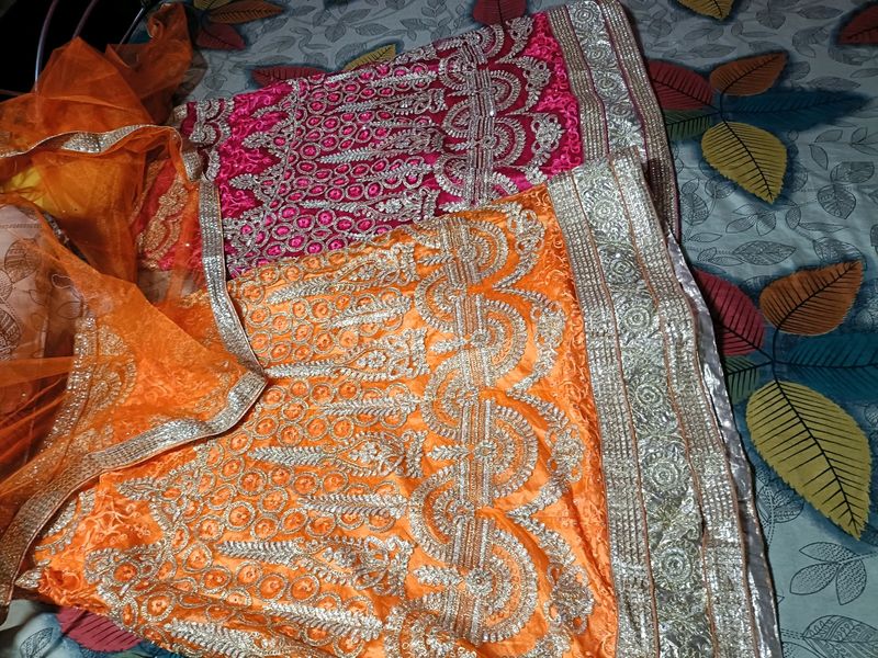 Pack Of 2 Bridal Lehenga