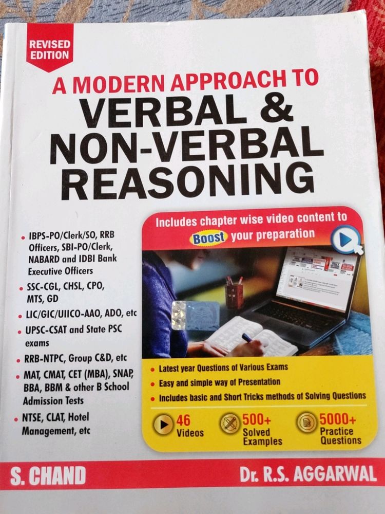 Verbal And Non-Verbal Reasoning Book Rs Aggarwal