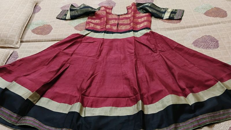 Maroon Anarkali Suit