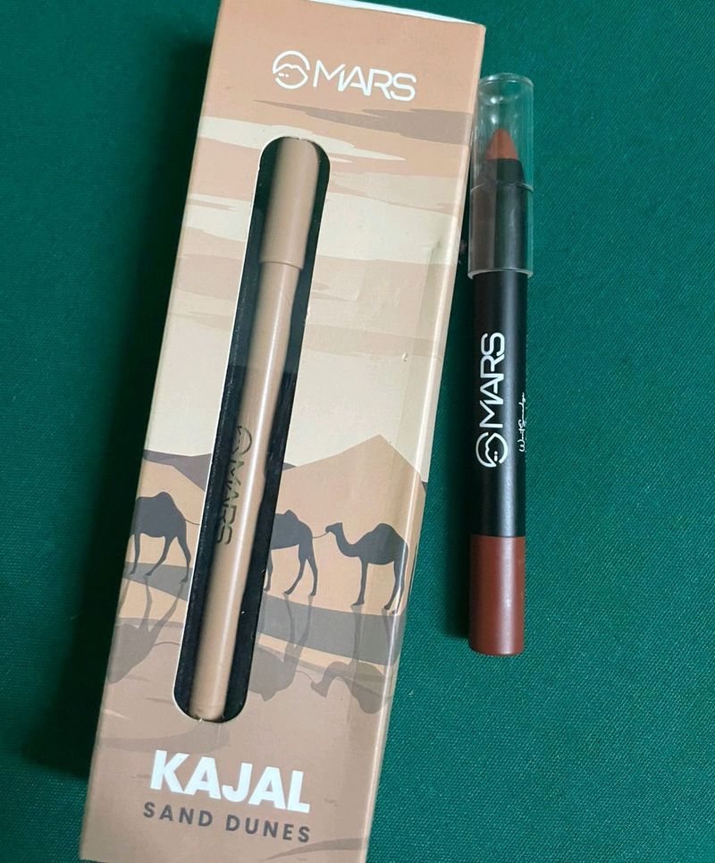 Mars Lip Crayon & Kajal Combo✨