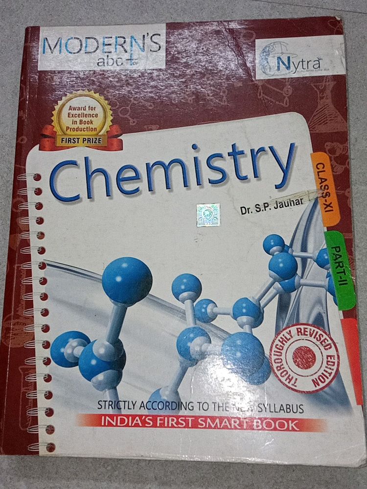 Chemistry Class 11th Book