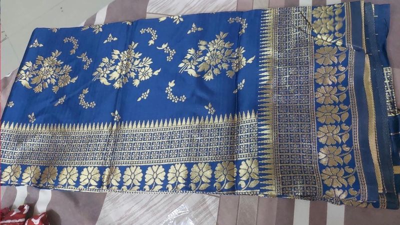 Kanjeeveram Saree💙🩵