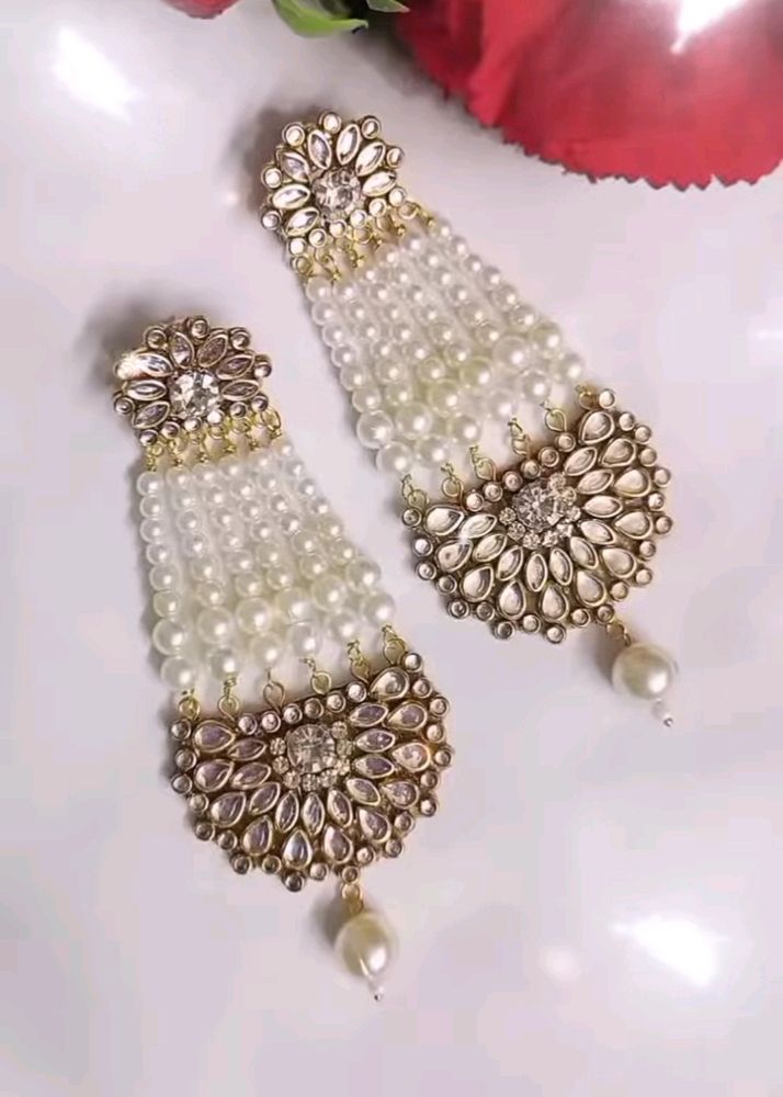 Handmade Kundan Earrings