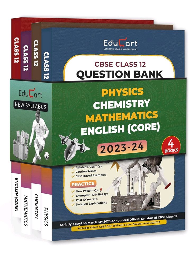 CBSE Question Bank Class 12 Bundle(PCME).