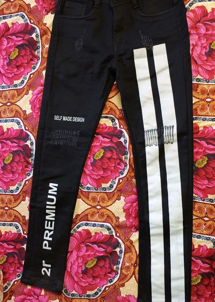 Black Jeans Cool Looking Premium Quality Size - 28