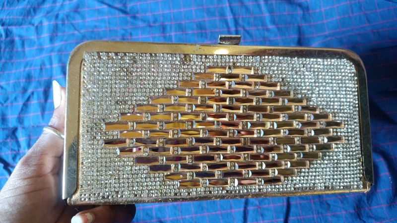 Party Golden Clutch For Sell