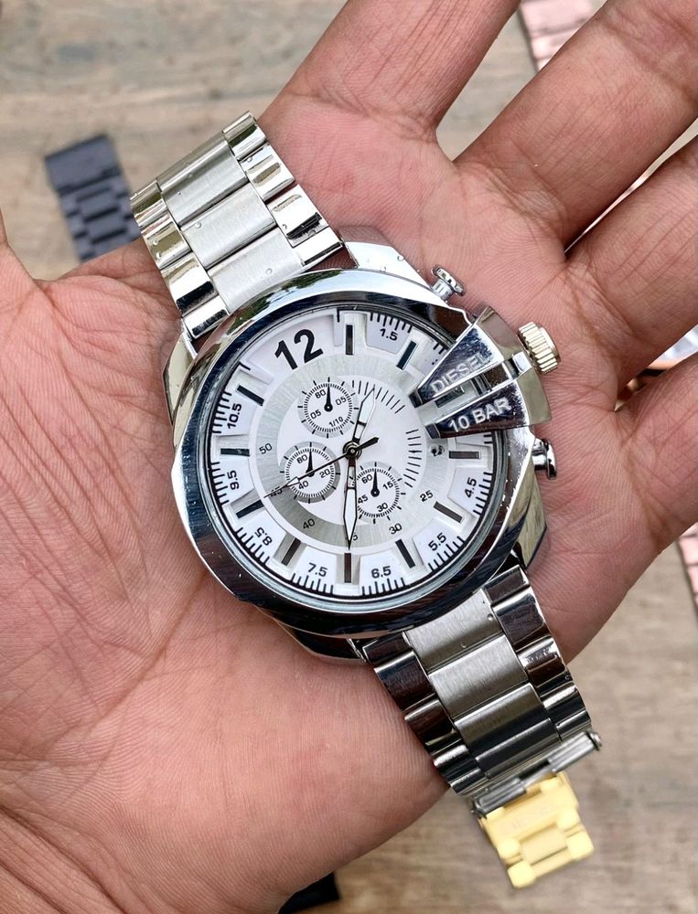 Diesel Imported Watch With Heavy Glass