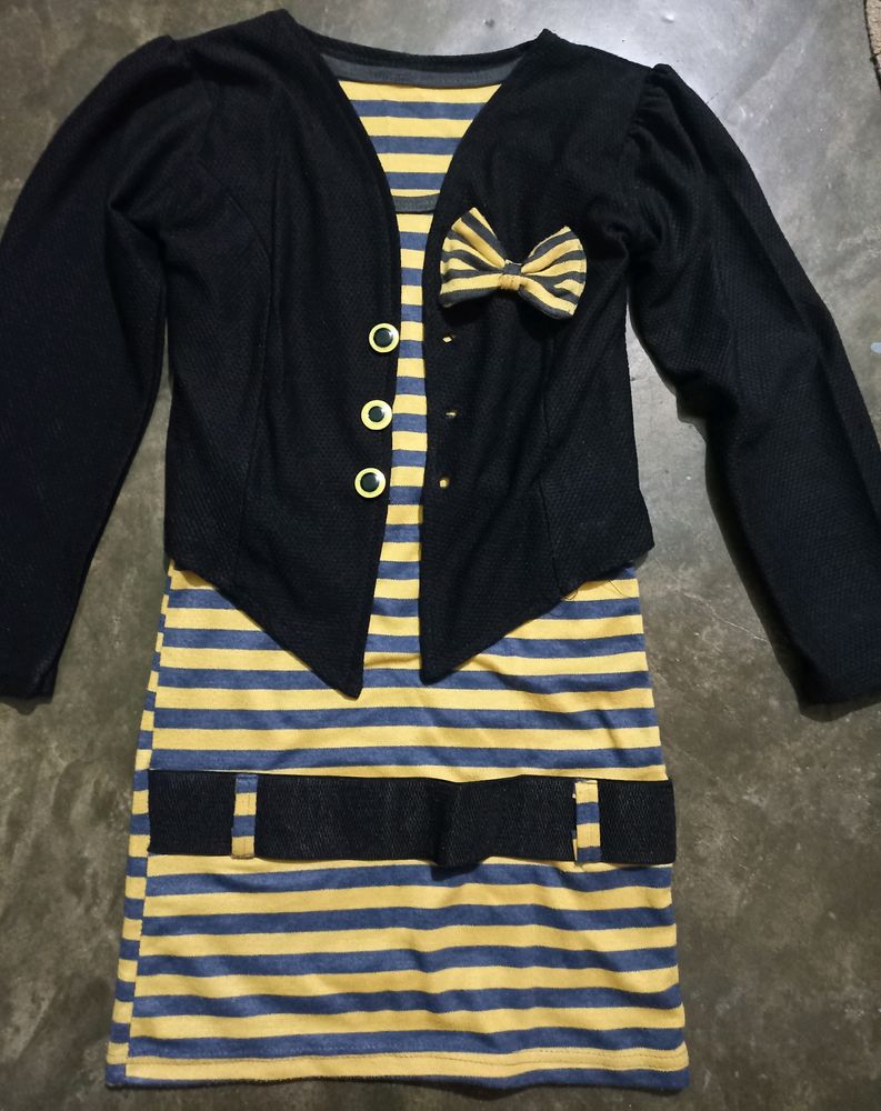 One-piece Dress With Jacket