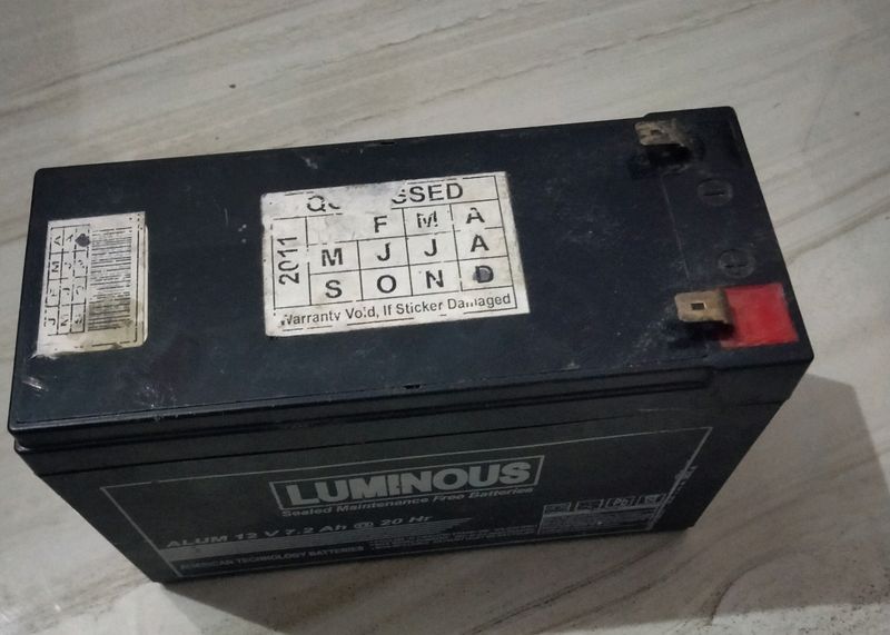 Luminous Old Battery