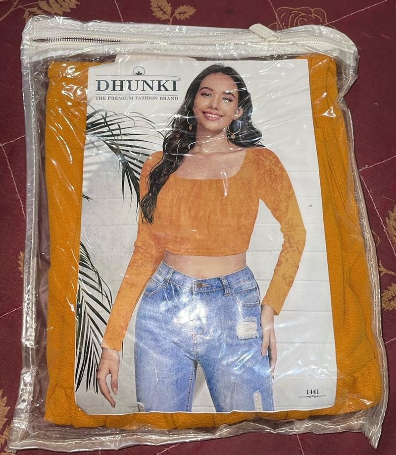 Dhunki Crop Top Premium quality