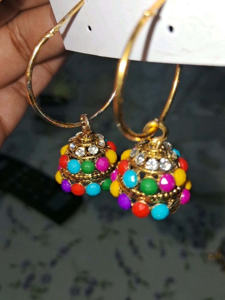 Cute colorful earrings