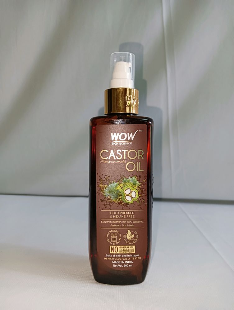 Castor Oil, Cold Pressed And Hexane Free