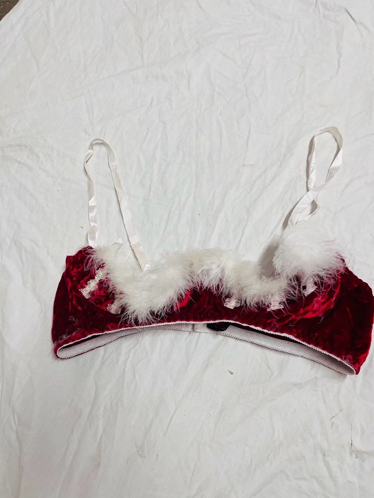 Lux Velvet Fur Lingerie Christmas Special