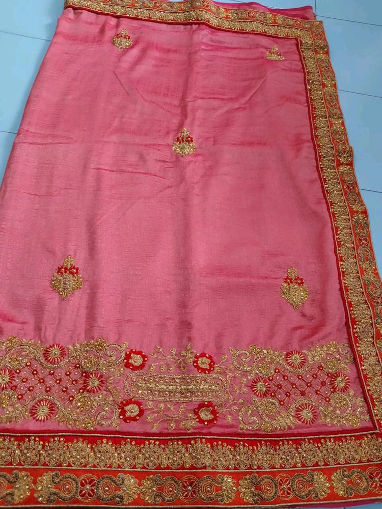 Bridal (4) Heavy Saree With Blouse