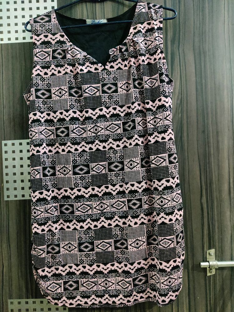 Printed Long Sleeveless Top(Women)