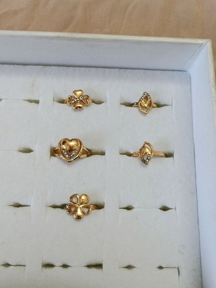 5 Small Girls Rings Totally New