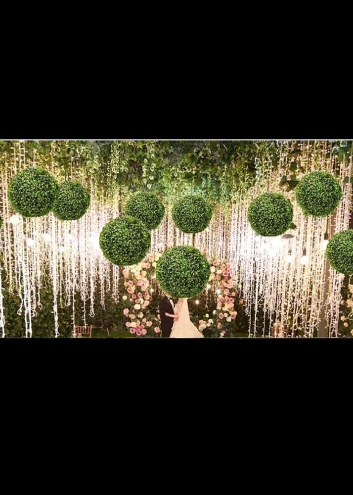 Artificial Eucalyptus Boxwood Topiary Grass Ball