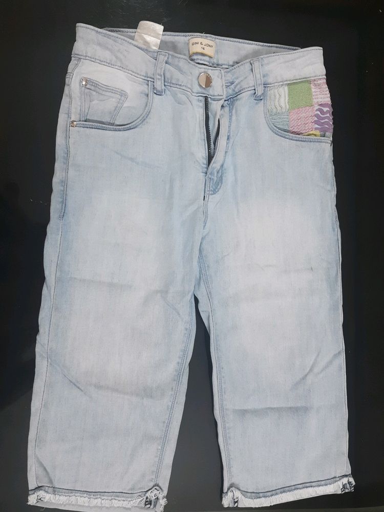 Kids 3 Quarter Jeans