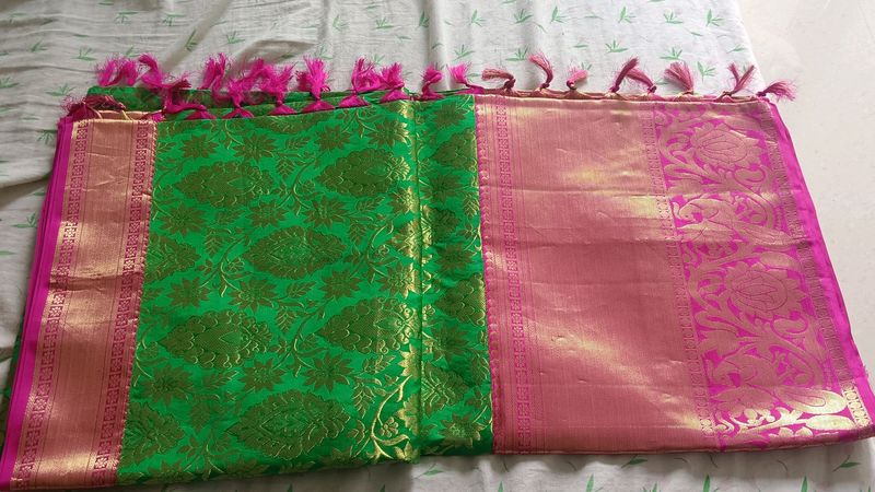 100% Pure New Kanjivaram Saree For Sale