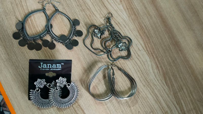 New Oxidised Earings Beautify Ur Look