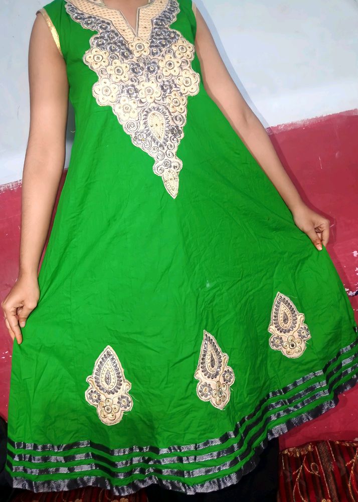 STYLISH GREEN FROCK