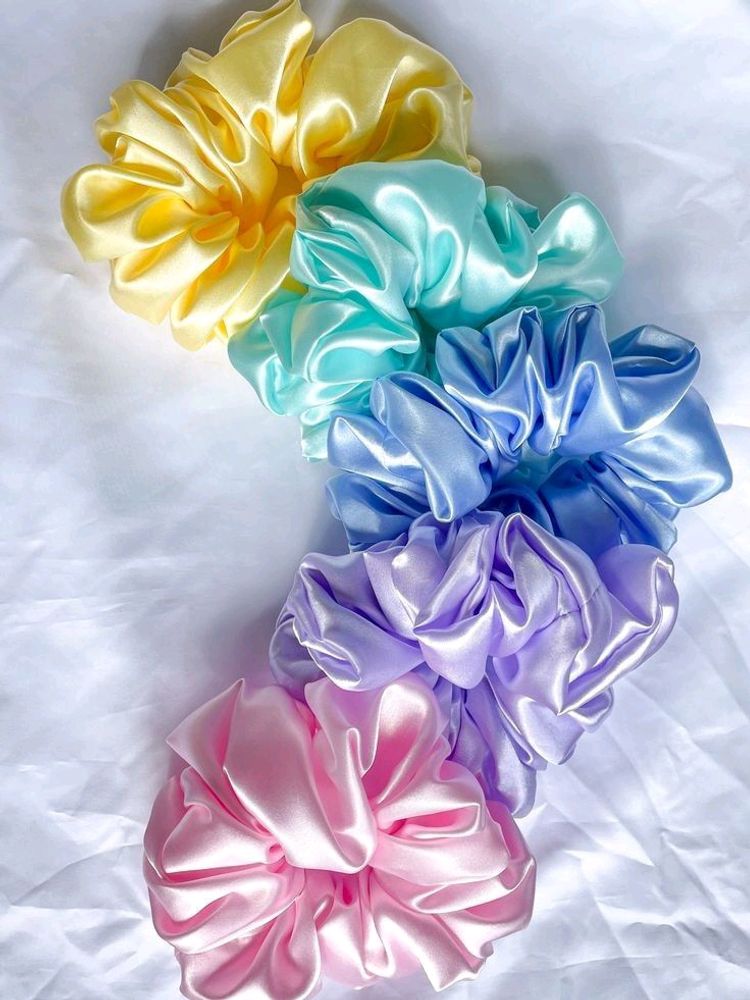 6 Scrunchies Combo Pack