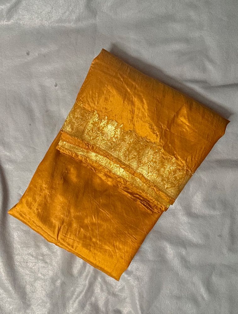 Beautiful Banarasi Chrome Silk Saree