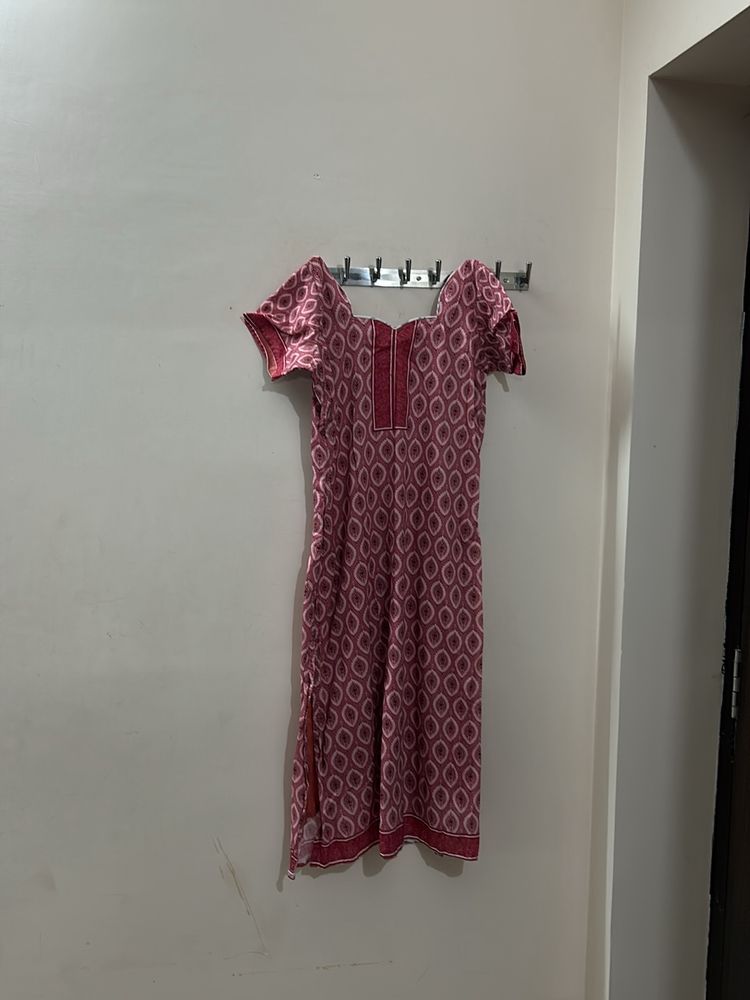 Women XL Size Stitched Dress