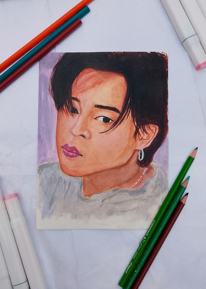 Jimin Drawing | BTS Artwork