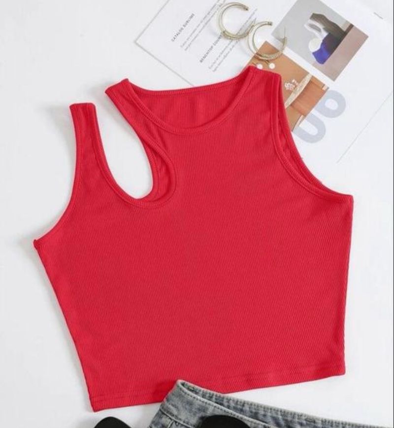 Red Crop Top