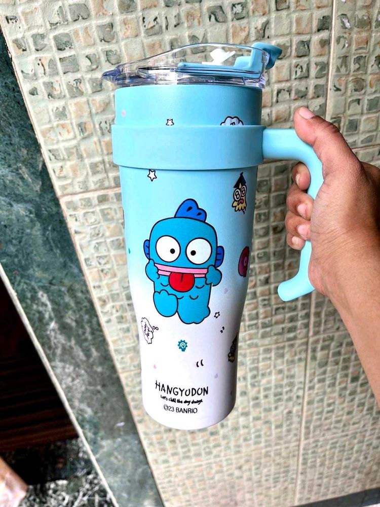 Sanrio Stanley ~ Hangyodon Jumbo Tumbler ~ Blue