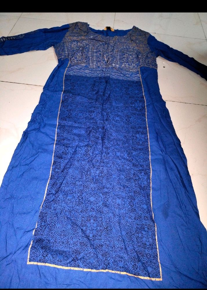 Aurelia Navy Blue Kurti