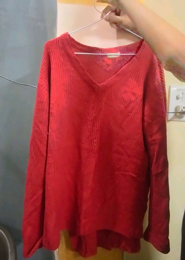 Red Sweater Everything Is Cheap Price