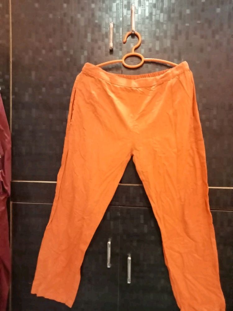 Orange Trouser Pant