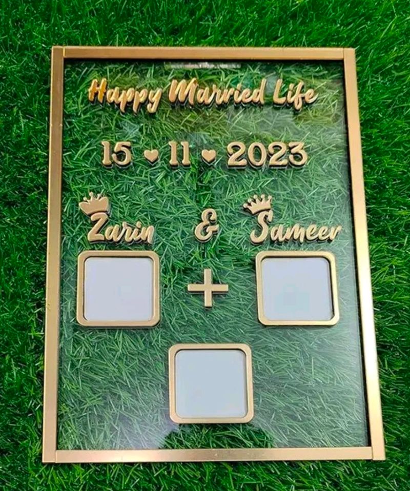 Tranding Acrylic Couple Thumb Print