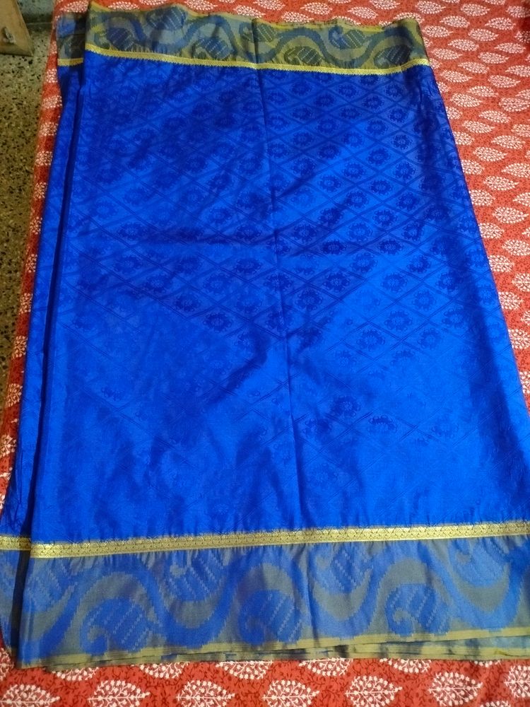 Blue Saree