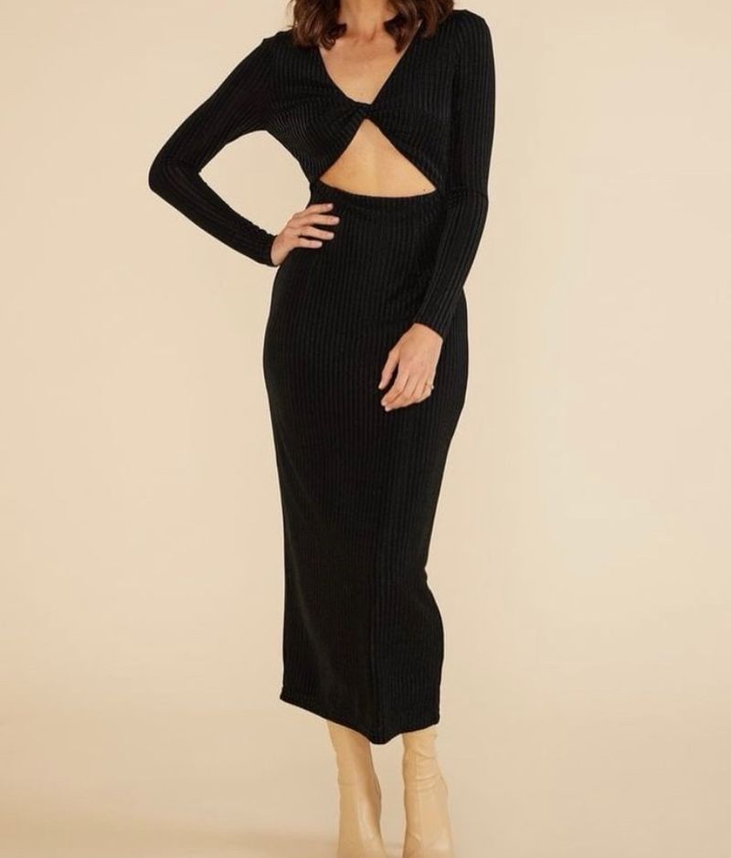 Black Stretchable, Bodycon Dress